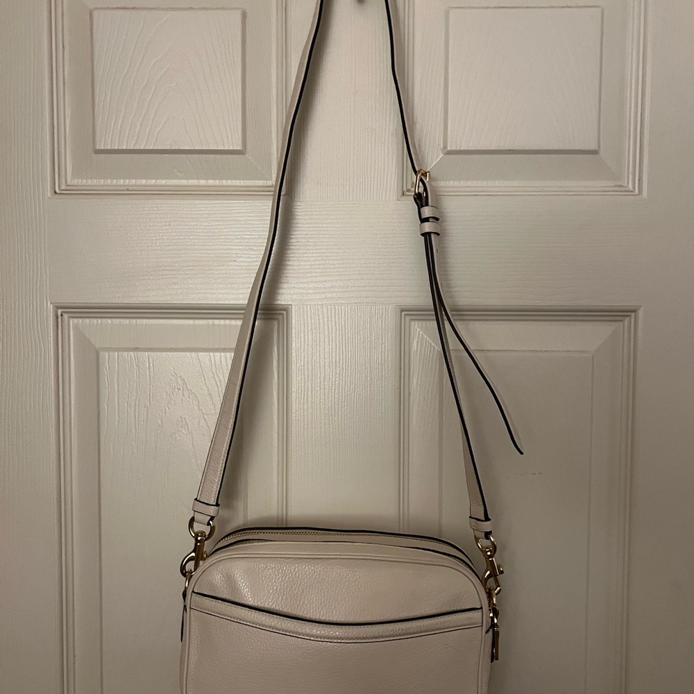 Coach Cream Leather Crossbody Bag. - Picture 14 of 14